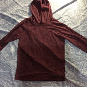 Red sweatshirt